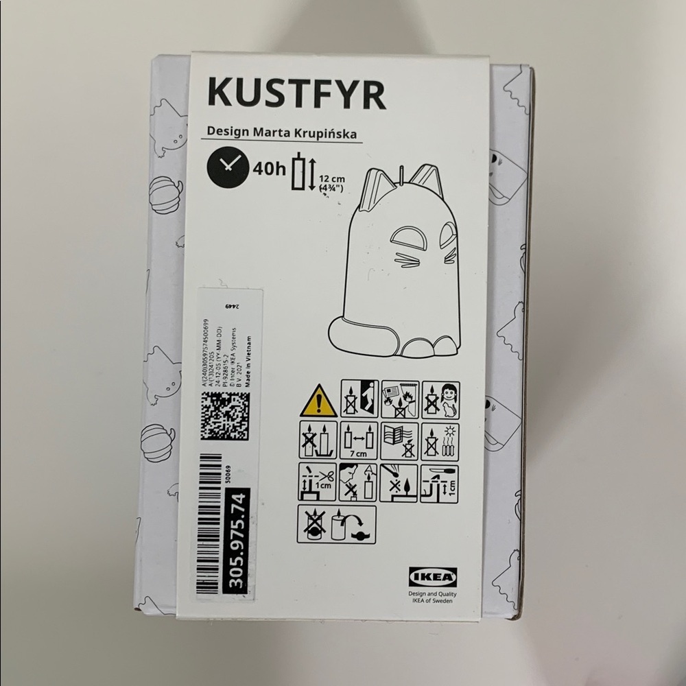 IKEA Black Cat Candle
